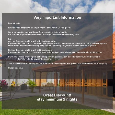 Villa Joglo Jagat Seminyak Exteriör bild